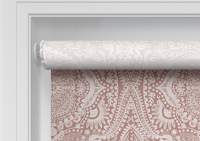 Tribe Mandala, Rust Orange - Twist&Fit Roller Blind - Image 10